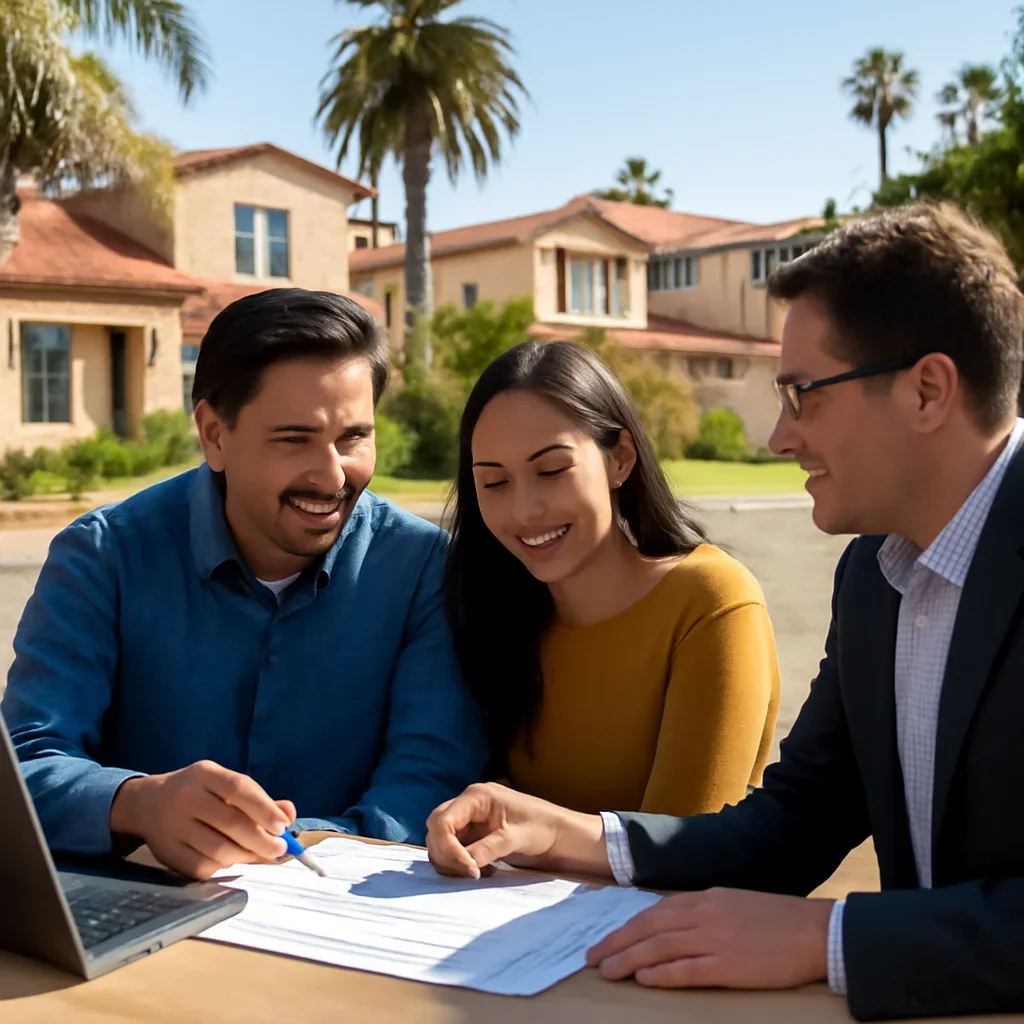 Borrowers reviewing home loan options in Southern California